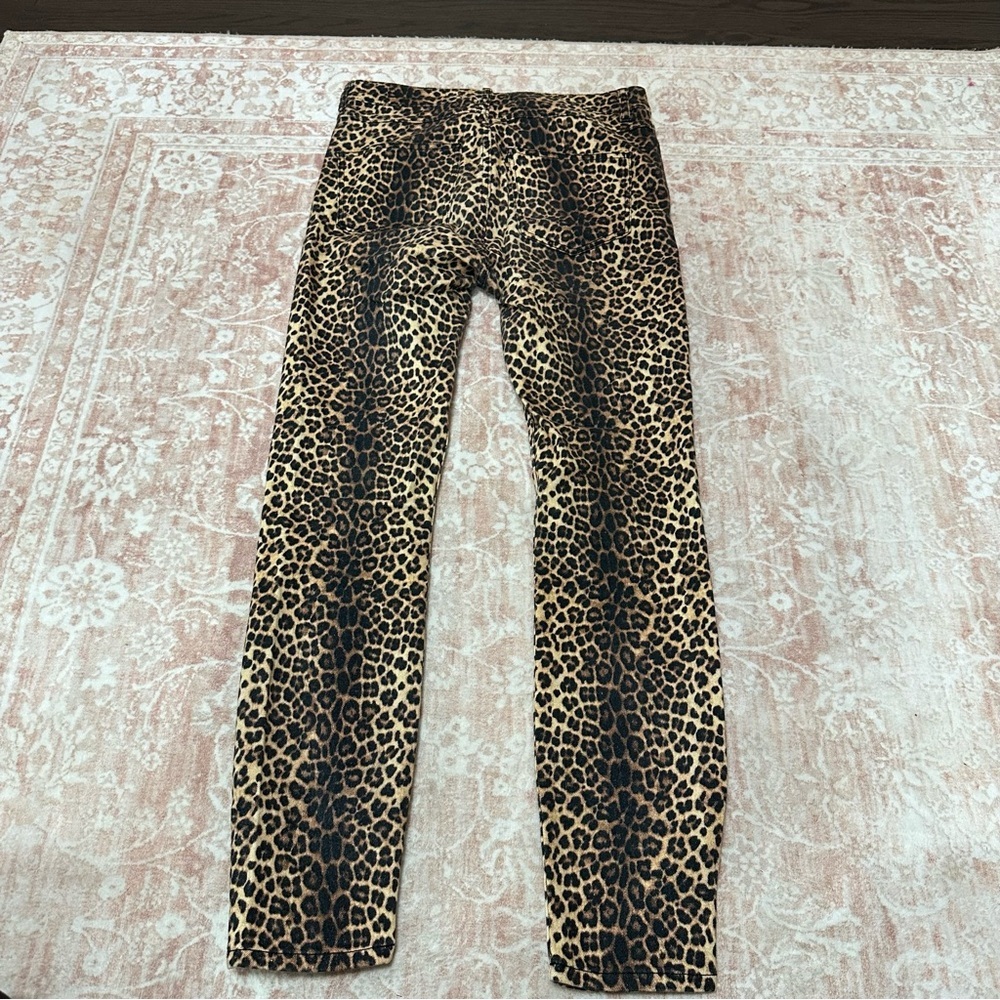 ZARA Leopard Print Skinny Jeans - Picture 8 of 9